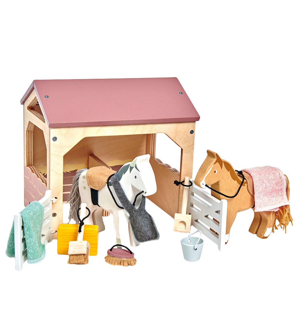 Tender Leaf Holzspielzeug - Pferdestall für Puppenhaus - Klein - Tender Leaf - One Size - Puppenzubehör Tender Leaf Holzspielzeug - Pferdestall für Puppenhaus - Klein - Tender Leaf - One Size - Puppenzubehör von Tender Leaf