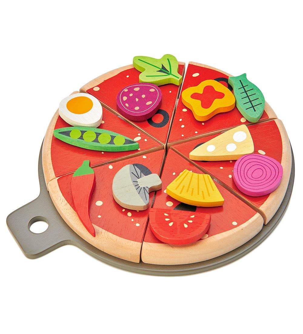 Tender Leaf Holzspielzeug - Pizza Party - Tender Leaf - One Size - Spiellebensmittel Tender Leaf Holzspielzeug - Pizza Party - Tender Leaf - One Size - Spiellebensmittel von Tender Leaf