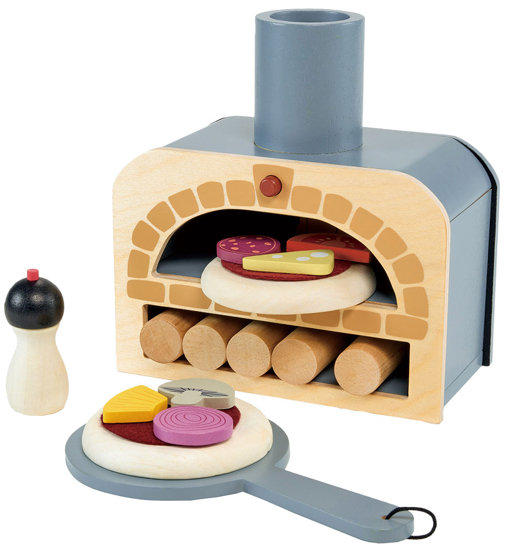 Tender Leaf Holzspielzeug - Pizzaofen - 18 Teile - Tender Leaf - One Size - Spielzeug Tender Leaf Holzspielzeug - Pizzaofen - 18 Teile - Tender Leaf - One Size - Spielzeug von Tender Leaf