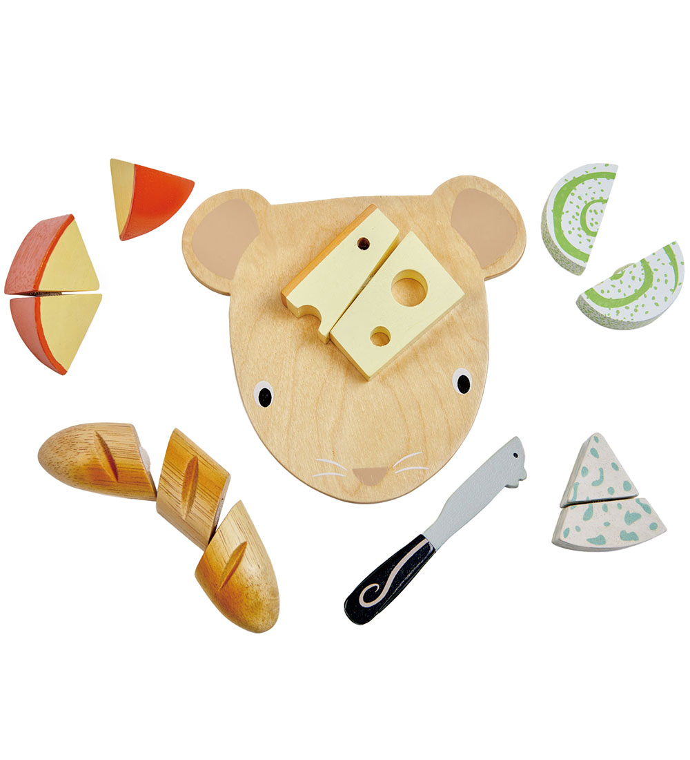 Tender Leaf Holzspielzeug - Schneidebrett mit Käse - 15 Teile - Tender Leaf - One Size - Spiellebensmittel Tender Leaf Holzspielzeug - Schneidebrett mit Käse - 15 Teile - Tender Leaf - One Size - Spiellebensmittel von Tender Leaf