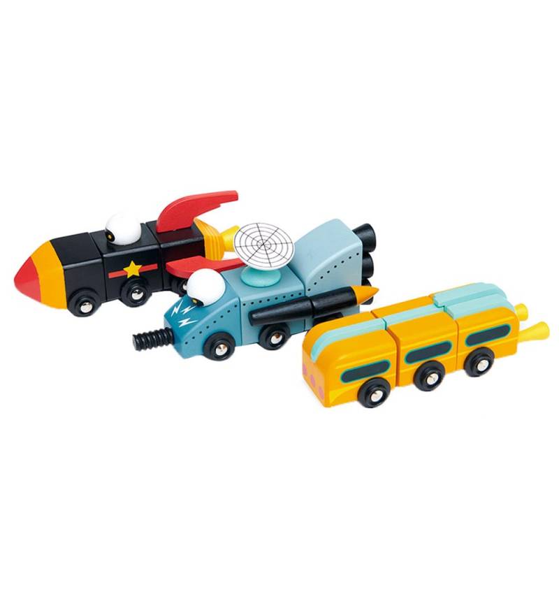 Tender Leaf Holzspielzeug - Space Cars - Expedition zum Mars - Tender Leaf - One Size - Autos Tender Leaf Holzspielzeug - Space Cars - Expedition zum Mars - Tender Leaf - One Size - Autos von Tender Leaf
