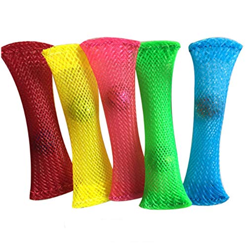 5Pcs Fidget Spielzeug Murmeln Mesh Fidget Spielzeug Ball Stress Relief Spielzeug gequetscht geflochtene Mesh von Tenglang