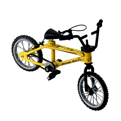 Teogneot Miniatur-Fahrrad-Modell, Metal Bicycle, 11 x 8 cm, Gelb, Sammler, Home & Office, Erwachsene, Unisex, Kind Teogneot Miniatur-Fahrrad-Modell, Metal Bicycle, 11 x 8 cm, Gelb, Sammler, Home & Office, Erwachsene, Unisex, Kind von Teogneot