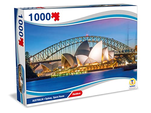 TEOREMA 67039 Australia Puzzle Sydney Opera House 1000 STÜCK 70X50 cm, Mehrfarbig TEOREMA 67039 Australia Puzzle Sydney Opera House 1000 STÜCK 70X50 cm, Mehrfarbig von Teorema Giocattoli