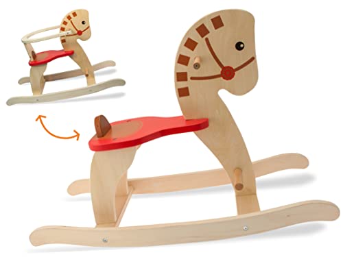 Teorema 40612 - Schaukelpferd aus Holz mit Sicherungsring, max. 35 kg belastbar Teorema 40612 - Schaukelpferd aus Holz mit Sicherungsring, max. 35 kg belastbar von Teorema Giocattoli