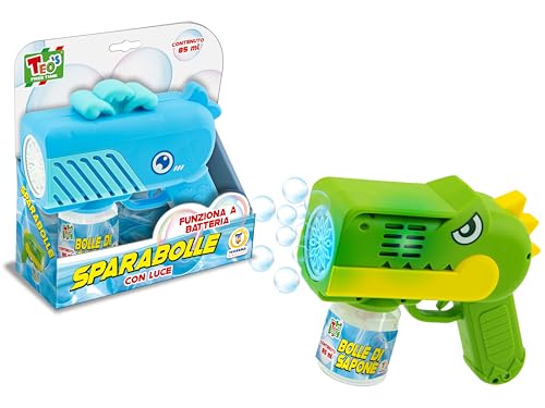 Teorema Blasenpistole, Spielzeug für Kinder, Inhalt 85 ml, Flüssigkeit inklusive, batteriebetrieben, mit Beleuchtung Teorema Blasenpistole, Spielzeug für Kinder, Inhalt 85 ml, Flüssigkeit inklusive, batteriebetrieben, mit Beleuchtung von Teorema Giocattoli