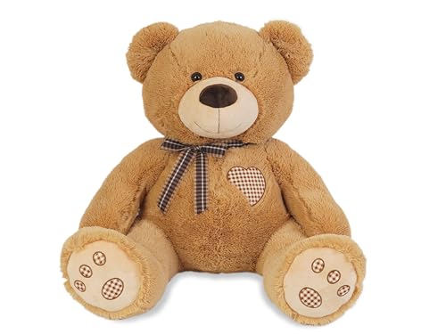 Teorema Giocattoli, Großer Plüschbär, 100 cm, weicher Teddybär, umweltfreundlich, riesig, Kinder, Babys und Erwachsene von Teorema Giocattoli
