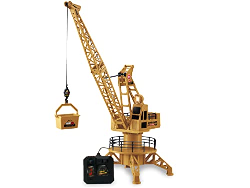 Teorema Giocattoli, Kran Spielzeug für Kinder, Ferngesteuerter Kran, 60 cm hoch, 360 ° Drehung mit Lichtern und beweglichem Haken, Baustellenspiel für kleine Baumeister Teorema Giocattoli, Kran Spielzeug für Kinder, Ferngesteuerter Kran, 60 cm hoch, 360 ° Drehung mit Lichtern und beweglichem Haken, Baustellenspiel für kleine Baumeister von Teorema Giocattoli