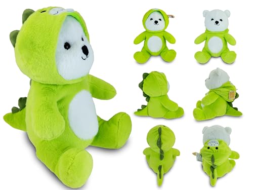 Teorema Giocattoli, Verwandelbares Plüschtier 2 in 1 Bär und Dinosaurier, Flauschige Puppe für Neugeborene, sicher 0+ Monate, umweltfreundliches Babyspiel, Geschenkidee zur Geburt und besondere Teorema Giocattoli, Verwandelbares Plüschtier 2 in 1 Bär und Dinosaurier, Flauschige Puppe für Neugeborene, sicher 0+ Monate, umweltfreundliches Babyspiel, Geschenkidee zur Geburt und besondere von Teorema Giocattoli