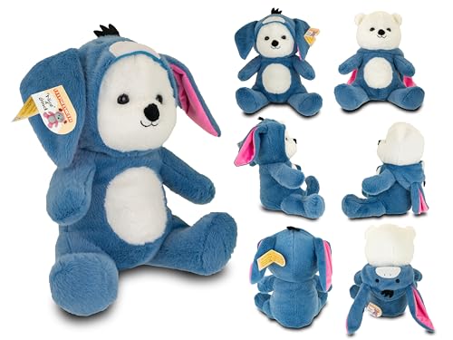Teorema Giocattoli, Verwandelbares Plüschtier 2 in 1 Bär und Esel Kuscheltier für Neugeborene, sicher 0+ Monate, umweltfreundliches Babyspiel, Geschenkidee Geburt und besondere Ereignisse, Höhe 30 cm Teorema Giocattoli, Verwandelbares Plüschtier 2 in 1 Bär und Esel Kuscheltier für Neugeborene, sicher 0+ Monate, umweltfreundliches Babyspiel, Geschenkidee Geburt und besondere Ereignisse, Höhe 30 cm von Teorema Giocattoli