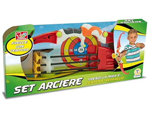 Teorema Giocattoli 66647 Bogen und Pfeile für Kinder, Bogenschießset Spielzeug, Saugnapfpfeile, Pfeilhalter und Zielscheibe, Bogenschützen-Set Teorema Giocattoli 66647 Bogen und Pfeile für Kinder, Bogenschießset Spielzeug, Saugnapfpfeile, Pfeilhalter und Zielscheibe, Bogenschützen-Set von Teorema Giocattoli