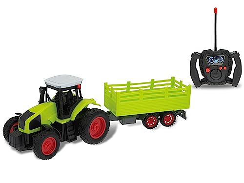 Teorema Giocattoli 67940 Funkgesteuerter Traktor Rc mit abnehmbarem Anhänger von Teorema Giocattoli