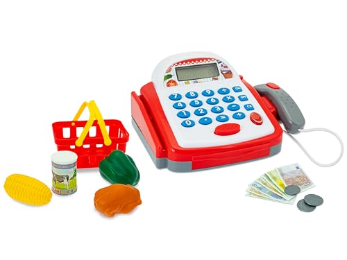 Teorema Kasse mit Scanner, Spielzeug für Kinder, inklusive Batterien, echte Funktionen, mit Zubehör Teorema Kasse mit Scanner, Spielzeug für Kinder, inklusive Batterien, echte Funktionen, mit Zubehör von Teorema Giocattoli