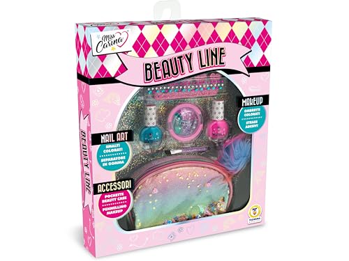 Teorema Make-up-Set für Kinder, mit Tasche mit Einhorn-Motiv, Make-Up und Nail Art Teorema Make-up-Set für Kinder, mit Tasche mit Einhorn-Motiv, Make-Up und Nail Art von Teorema Giocattoli
