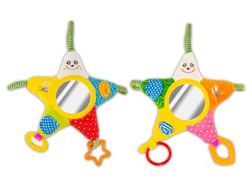Teorema Spieluhr Stern für Babys, weich und bunt, mit Befestigung für die Wiege von Teorema Giocattoli