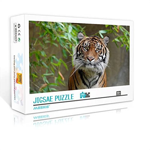 300 Teile Minipuzzle für Erwachsene Tiger Classic Puzzle Herausforderndes Puzzlegeschenk (Papppuzzle 38x26cm) Puzzles für Erwachsene und Kinder von Teqoasiy