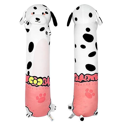 Terbaik 110CM Dalmatiner Hund Plüschkissen Kuscheltier Stofftier Langes Wurfkissen Kawaii Hund Plüsch Kissen Weiche Stofftier Spielzeug Geschenk über 3 Jahren von Terbaik