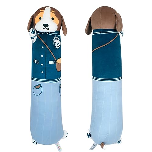 Terbaik 90cm Plüschtier Stofftiere für KinderLanges Hund Plüsch Spielzeug für Kinder(Umhängetasche Hund,90 cm) von Terbaik