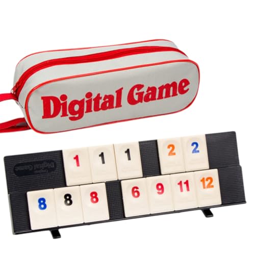 Terphadp Standard-Israelisches Mahjong, Digitales Mahjong, Klassisches Rommé, Requisiten für Casual-Partys und Mehrere Spieler-Tischspiele, A von Terphadp