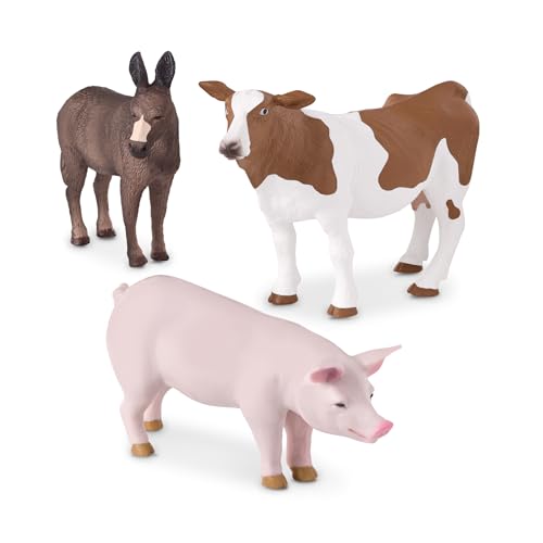 Terra Bauernhoftiere Figuren – Kuh, Schwein, Esel – Realistische Tierfiguren Set, Kinder Bauernhof Spielzeug für Mädchen und Jungen ab 3 Jahre Terra Bauernhoftiere Figuren – Kuh, Schwein, Esel – Realistische Tierfiguren Set, Kinder Bauernhof Spielzeug für Mädchen und Jungen ab 3 Jahre von Terra by Battat