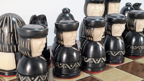 TAGUA Schachset Pieces Fair Trade Ecuador Tagua Carving | Vegan Ivory Full Set Pieces Only Board Not Included TAGUA Schachset Pieces Fair Trade Ecuador Tagua Carving | Vegan Ivory Full Set Pieces Only Board Not Included von Terrapin Trading