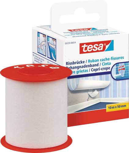 TESA 05225-00014-02 Putzband Weiß (L x B) 10m x 50mm 1St. von Tesa