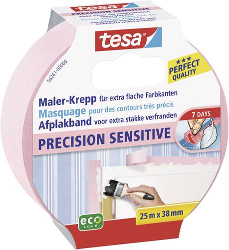 TESA PRECISION SENSITIVE 56261-00000-03 Kreppband tesa® Rosa (L x B) 25m x 38mm 1St. von Tesa