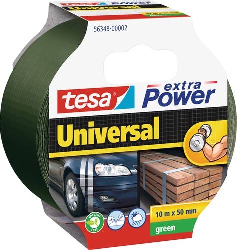 TESA UNIVERSAL 56348-00002-05 Gewebeklebeband tesa® extra Power Grün (L x B) 10m x 50mm 1St. von Tesa