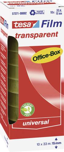 TESA OFFICE-BOX 57371-00002-06 tesafilm Transparent (L x B) 33m x 15mm 10St. von Tesa