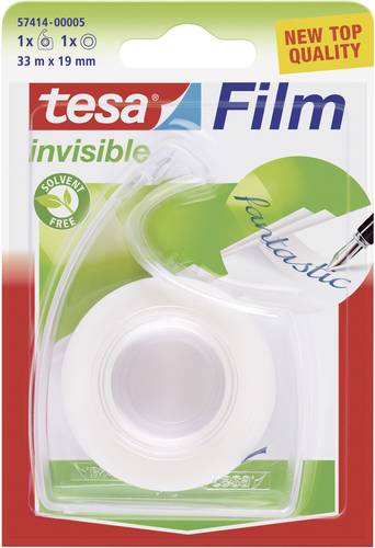TESA 57414-00005-03 tesafilm Invisible Transparent (L x B) 33m x 19mm 1St. von Tesa