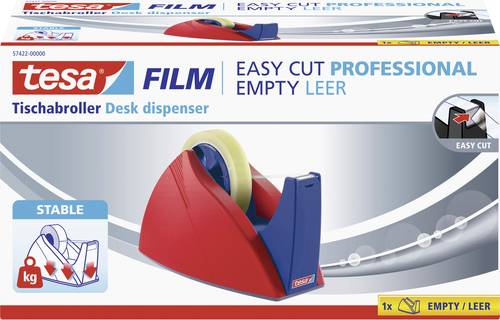 TESA 57422-00000-03 Tischabroller Easy Cut® Rot, Blau 1St. von Tesa