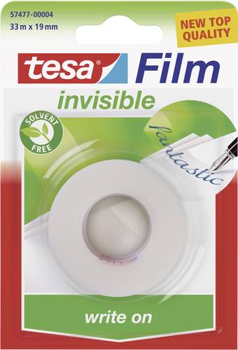 TESA 57477-00004-03 tesafilm Invisible Transparent (L x B) 33m x 19mm 1St. von Tesa