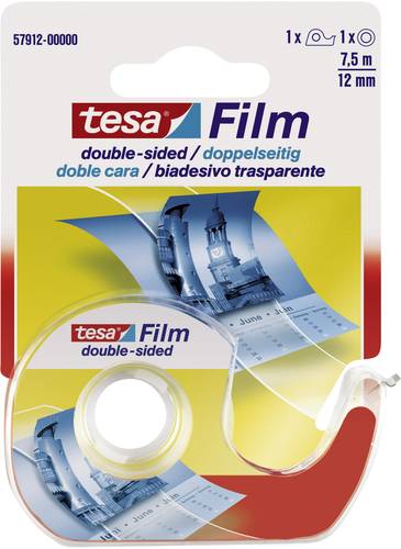 TESA 57912-00000-02 Doppelseitiges Klebeband tesafilm® Transparent (L x B) 7.5m x 12mm von Tesa