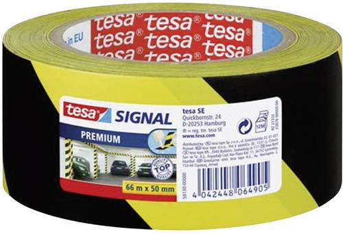 TESA PREMIUM 58130-00000-01 Markierungsklebeband tesa® SIGNAL Gelb, Schwarz (L x B) 66m x 50mm 1St. von Tesa