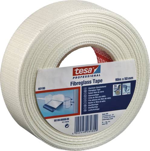 TESA 60101-00001-00 Gewebeklebeband tesa® Professional Weiß (L x B) 45m x 50mm 1St. von Tesa