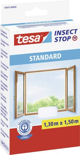 TESA STANDARD 55672-00020-03 Fliegengitter (B x H) 1500mm x 1300mm Weiß 1St. von Tesa