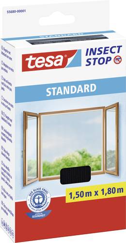 TESA Insect Stop Standard 55680-01-02 Fliegengitter (B x H) 1800mm x 1500mm Anthrazit 1St. von Tesa