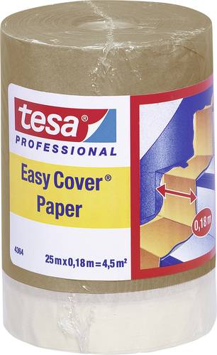Tesa 04364-00001-01 Abdeckpapier Easy Cover® Hellbraun (L x B) 25m x 18cm 1St. von Tesa