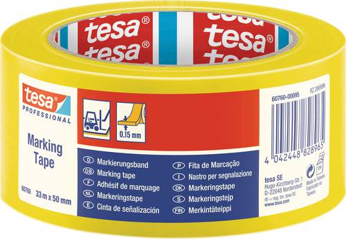 Tesa 60760-00087-15 Markierungsklebeband tesa® Professional Schwarz, Gelb (L x B) 33m x 50mm 1St. von Tesa