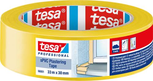 Tesa SPVC 66001-00000-00 Putzband tesa® Professional Gelb (L x B) 33m x 30mm von Tesa