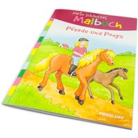 Malbuch Pferde und Ponys mit tollen Ausmalbildern, 32 Seiten von Tessloff Medienvertrieb GmbH & Co. KG