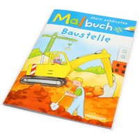 Malbuch Baustelle 32 S., Ausmalbuch mit Baggern, Kränen & Bauarbeitern Malbuch Baustelle 32 S., Ausmalbuch mit Baggern, Kränen & Bauarbeitern von Tessloff Medienvertrieb GmbH &