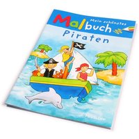Piraten-Malbuch 32 Seiten, große Ausmalbilder, Piratenschiff ausmalen Piraten-Malbuch 32 Seiten, große Ausmalbilder, Piratenschiff ausmalen von Tessloff Medienvertrieb GmbH &