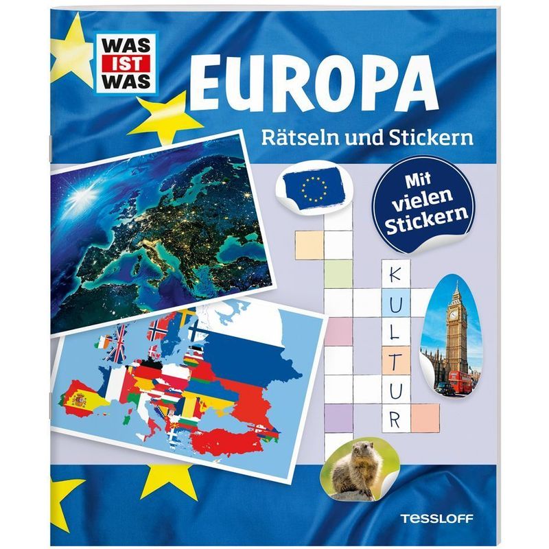 WAS IST WAS Rätseln und Stickern: Europa von Tessloff Verlag Ragnar Tessloff GmbH & Co. KG