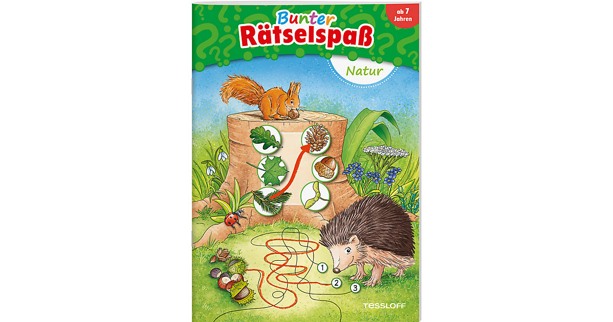 Buch - Bunter Rätselspaß. Natur Buch - Bunter Rätselspaß. Natur von Tessloff Verlag