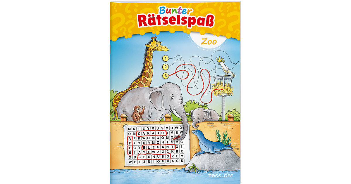 Buch - Bunter Rätselspaß: Zoo Buch - Bunter Rätselspaß: Zoo von Tessloff Verlag
