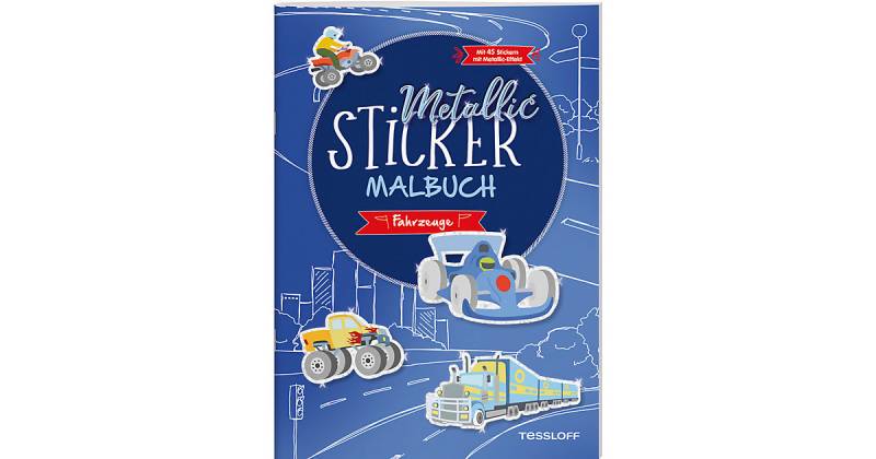 Buch - Metallic-Sticker Malbuch. Fahrzeuge von Tessloff Verlag