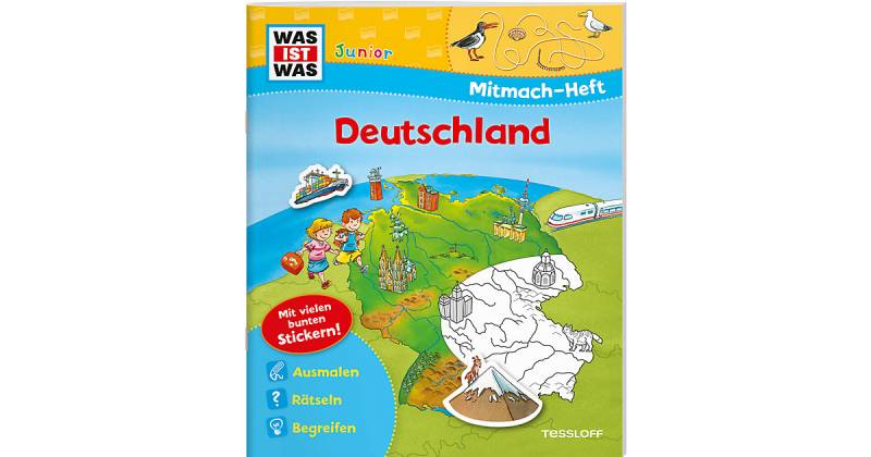 Buch - WAS IST WAS Junior: Deutschland, Mitmach-Heft von Tessloff Verlag