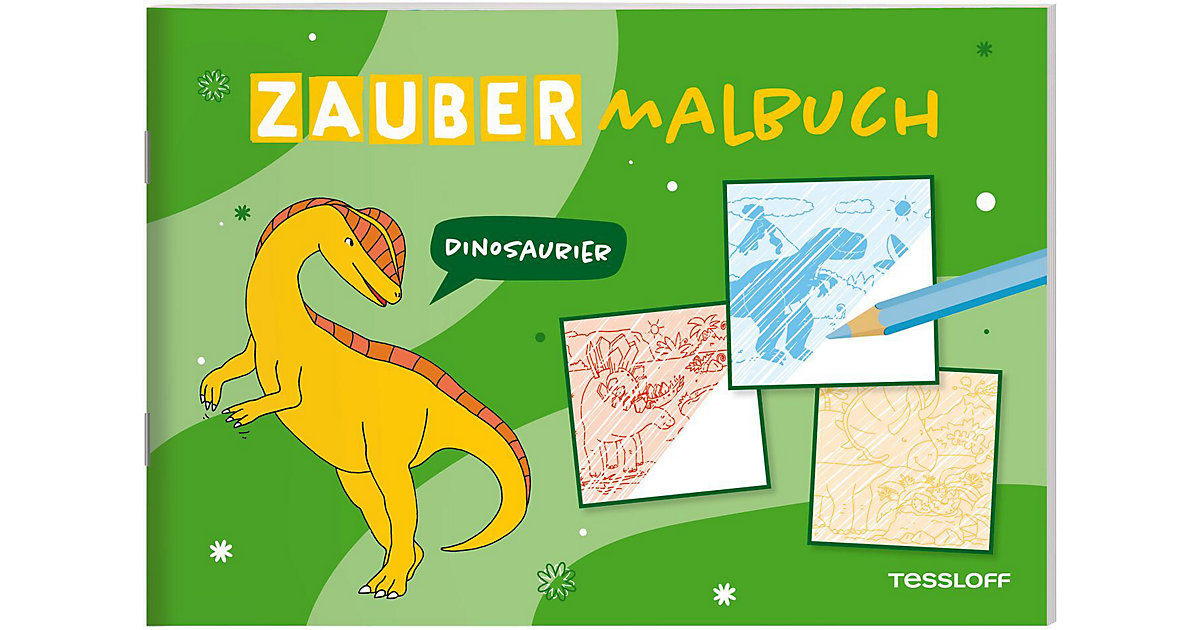 Buch - Zaubermalbuch. Dinosaurier von Tessloff Verlag