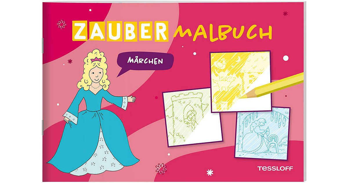 Buch - Zaubermalbuch. Märchen Buch - Zaubermalbuch. Märchen von Tessloff Verlag